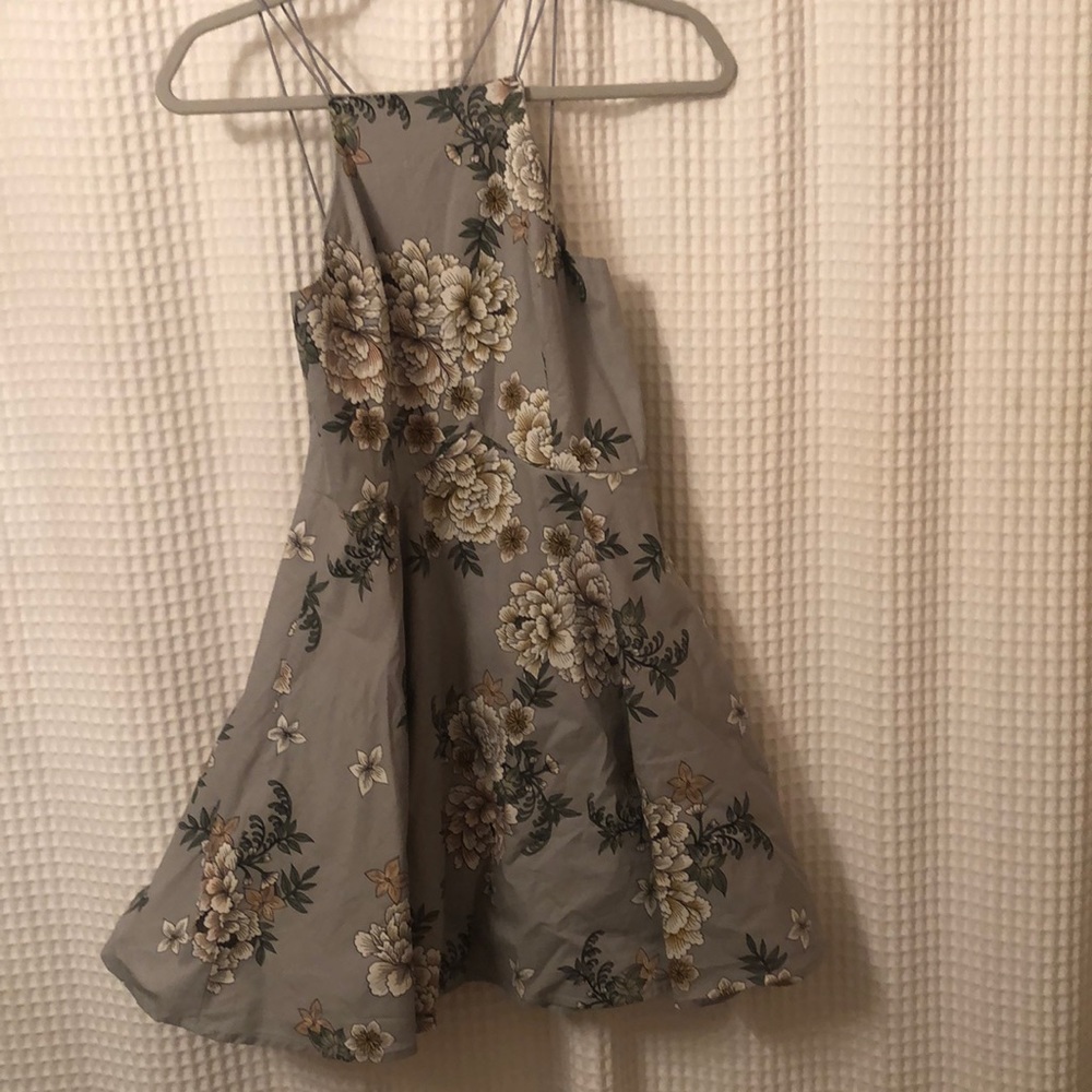 blue a-line charlotte russe dress